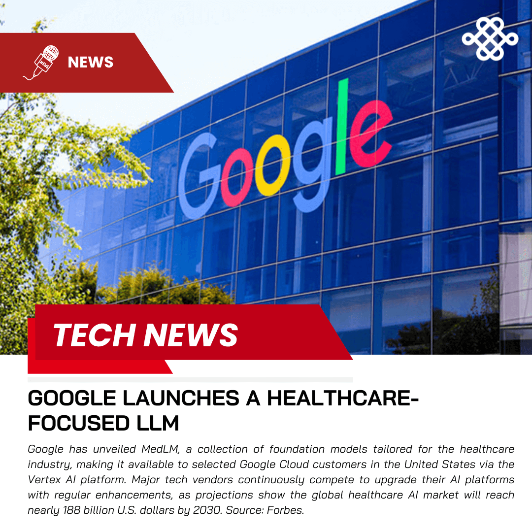 Tech News: Google Launches A Healthcare-Focused LLM